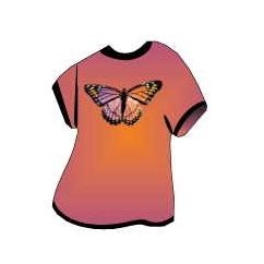 Purple & Pink Butterfly T-Shirt Lapel Pin