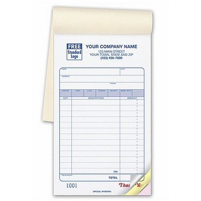 Sales Books - Classic Collection™, Medium w/Custom Wording (3 Part)