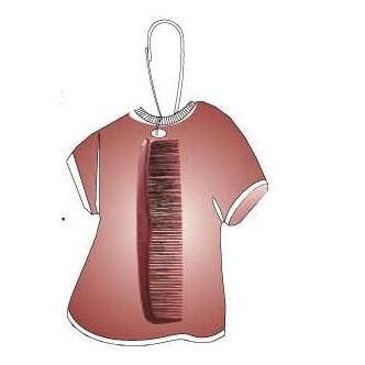 Comb T-Shirt Zipper Pull