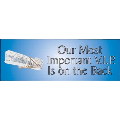 White Bi-Plane Panoramic Photo Hand Mirror (1 5/8"x4 5/8")