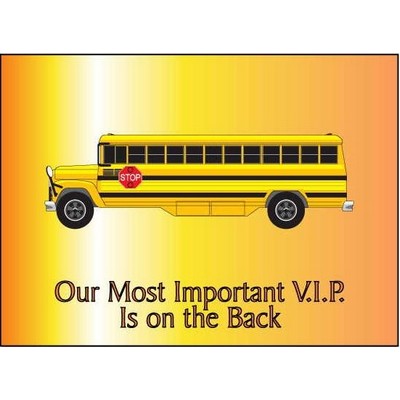 School Bus Rectangle Photo Hand Mirror (2½"x3½")