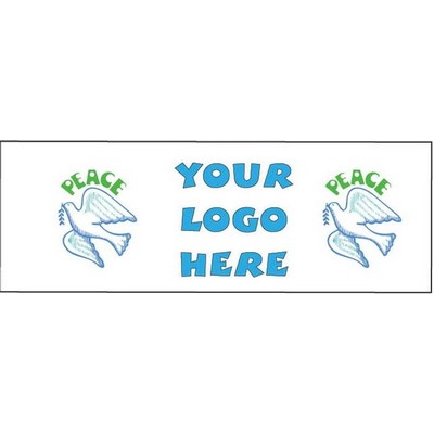 Peace Dove Panoramic Badge w/ Bar Pin