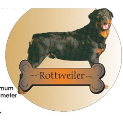 Rottweiler Dog Acrylic Coaster w/Felt Back