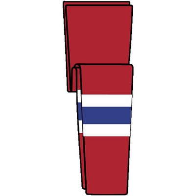 Montreal Pro Series Red Away Socks w/ White & Blue Stripes