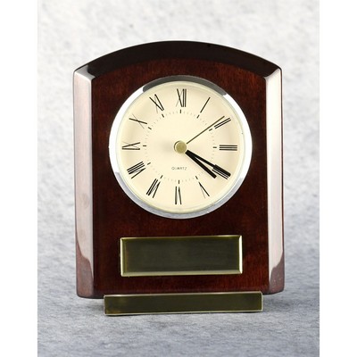 Rosewood Piano Finish Clock Award