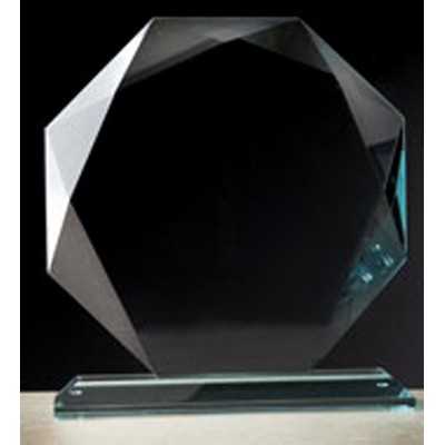 8" Jade Glass Diamond Award