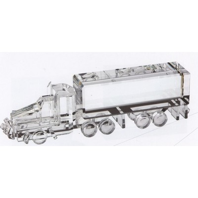 Medium Optical Crystal 18 Wheeler Award