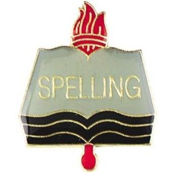 Scholastic Pin - Spelling