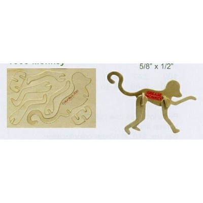 Monkey Mini-Logo Puzzle (4 5/8"x3"x1/8")