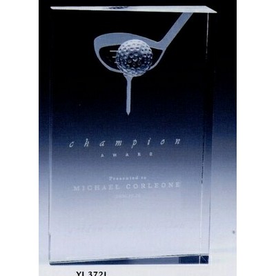 Large Crystal Prestige Golf Award