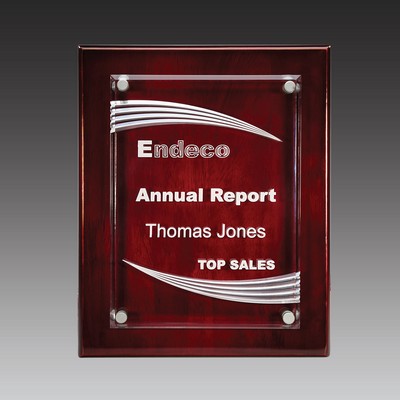 Rosewood Grooves Plaque™ (8"x10"x1¼")