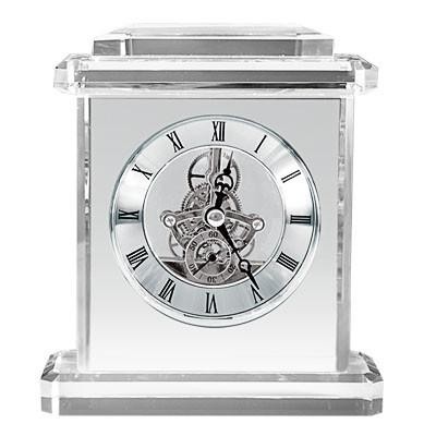 Jumbo Crystal Gear Clock (6¼"x7 1/8"x2")