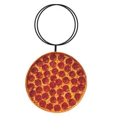Pizza Executive Key Chain w/Mirrored Back (10 Square Inch)