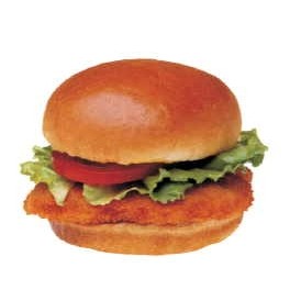 Chicken Sandwich Executive Magnet w/ Full Magnetic Back (10 Square Inch)