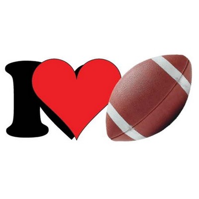I Love Football Maxi Magnet (2 Square Inch)