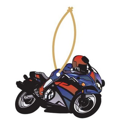 Import Motorcycle Executive Ornament w/ Mirrored Back (10 Square Inch)