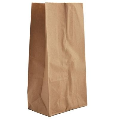 Natural Kraft SOS 4 LB Grocery Bag (5"x3 1/8"x10")