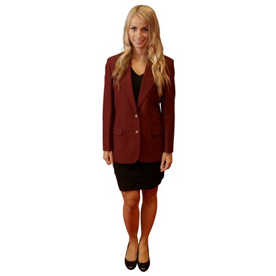 Women's Maroon Blazer