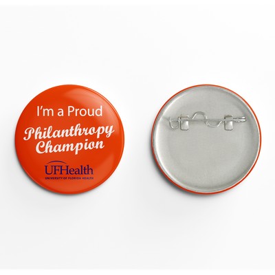 1 3/4" Round Full Color 1-Piece Button w/Safety Pin