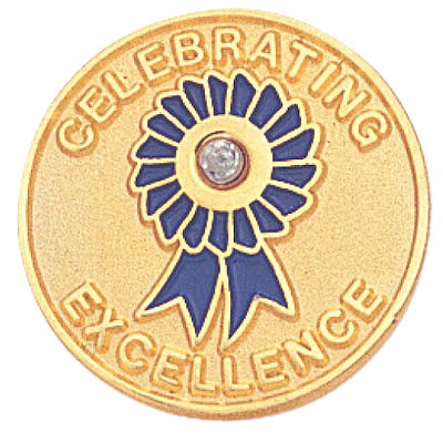 ¾" Celebrating Excellence Pin