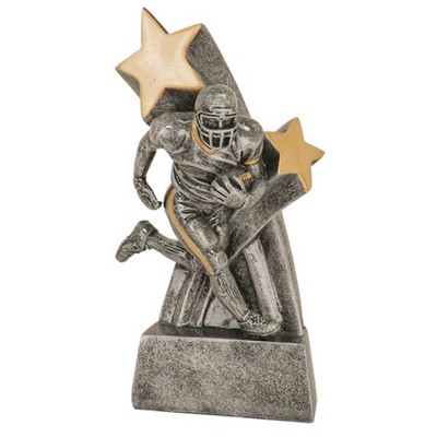 6" Football Super Star Resin Figure Trophy