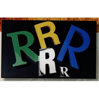 Reverse Channel Fabricated Stainless Finish 21" Letters w/ 1/2" Depth