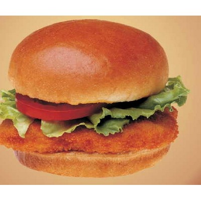 Chicken Sandwich Metal Photo Magnet (2 1/2"x2 1/2")