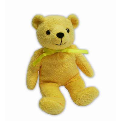 Custom Plush Textured Yellow Bear