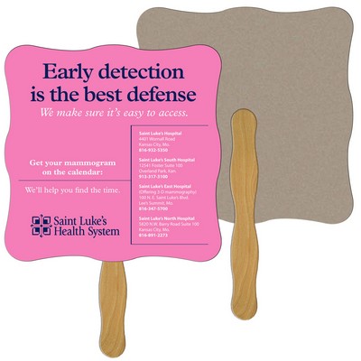 Wavy Fan Recycled Hand Fan