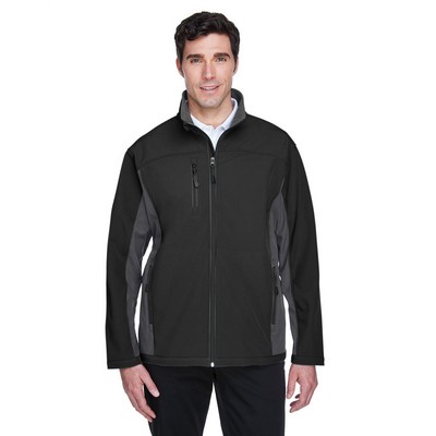 Devon and Jones Men's Soft Shell Colorblock Jacket