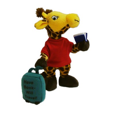 Custom Plush Traveling Giraffe