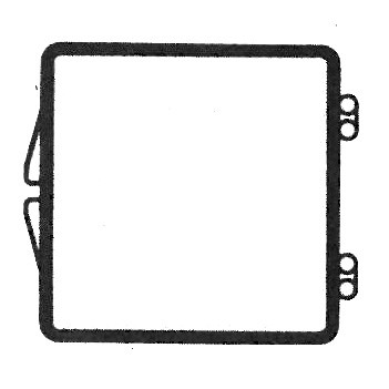 Rigid Clear Hinged Plastic Box (1 1/4"x1 1/4"x1")