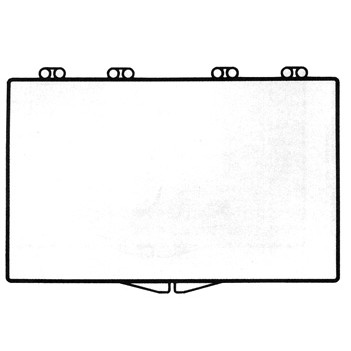 Rigid Clear Hinged Plastic Box (5 1/8"x3 1/8"x1/2")