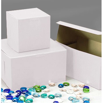 Ohio Valley White Cupcake Box (10"x7"x4")