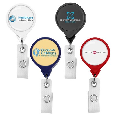 Jumbo Anti-Microbial Round Retractable Badge Reel