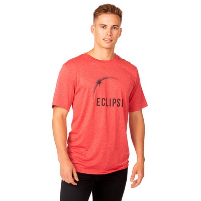 Zorrel® Men's Vegas II Syntrel™ Heathered DuraColor Short Sleeve Training Tee Shirt