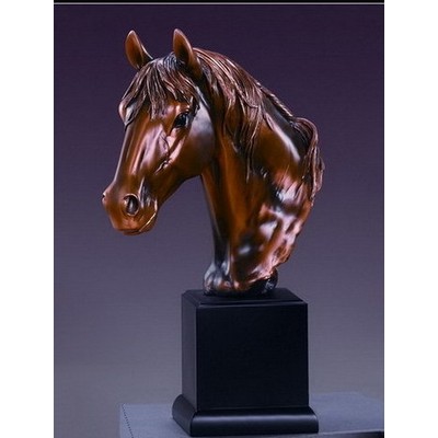 Horse Bust, 14"h x 7"w