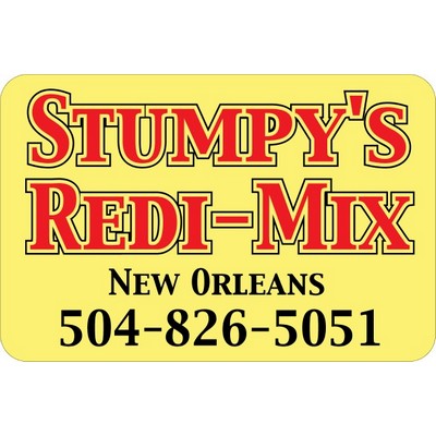 Truck Door Decals (4CP)-18 1/2"x12 1/4"-Rectangle w/Round Corners