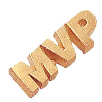 Gold M.V.P. Chenille Pin