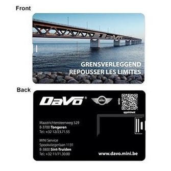 Royce Credit Card 128 GB USB Hard Drive