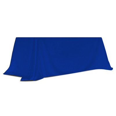 Royal Blue 6' - 8' Convertible Table Throw (Blank) 8'