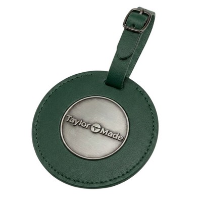 Medallion Luggage Tag w/ Cast Pewter Insert