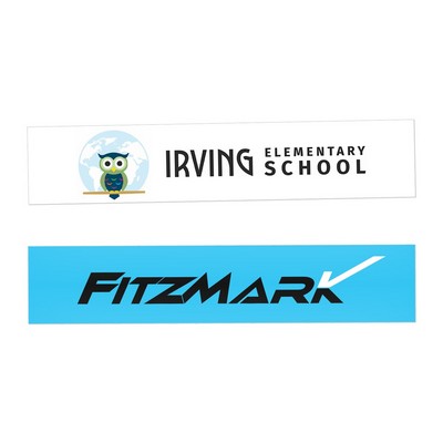 2" x 10" Rectangle Sticker