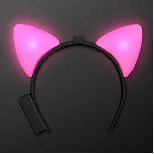 Pink Cat Ears Headband - BLANK