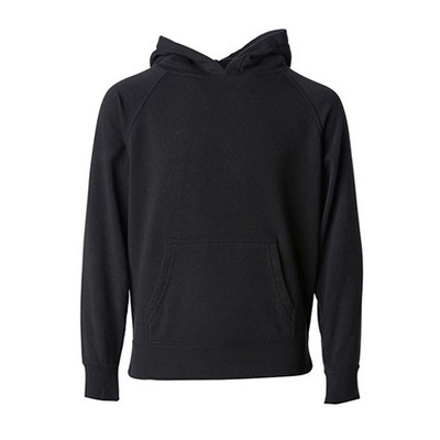 Independent Trading Co.® Youth Blend Raglan Hooded Sweatshirt