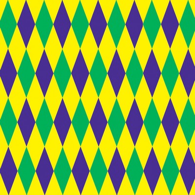 Mardi Gras Harlequin Backdrop