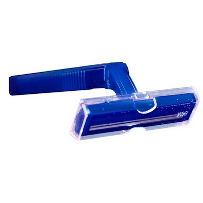 Bulk Twin Blade Razors, Blue, 4 (Case of 1)