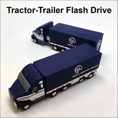 Tractor-Trailer Flash Drive - 1GB Memory