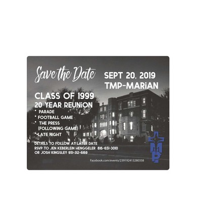 Magnet-15Mil-5X5 Save The Date Full Color
