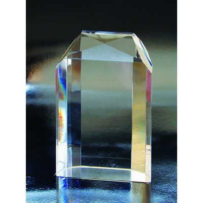 Faceted Art Awards optical crystal award/trophy.4.75"H